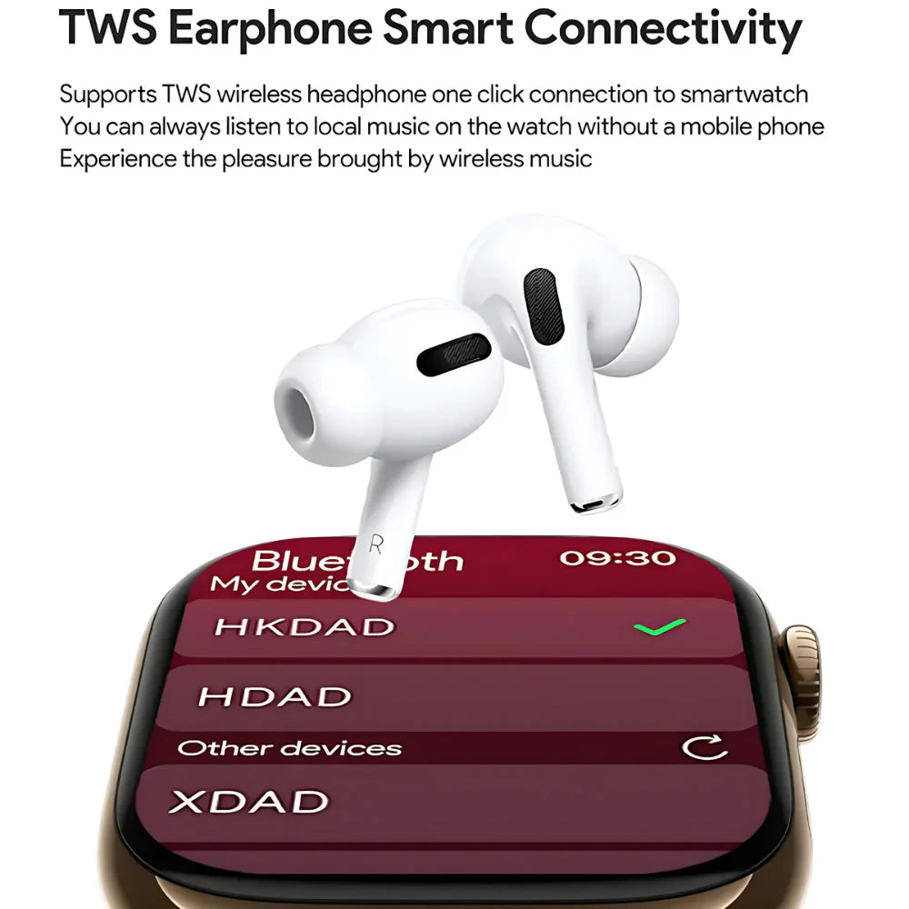 HK 10 Pro Max Super Amoled Display AI Smart Watch