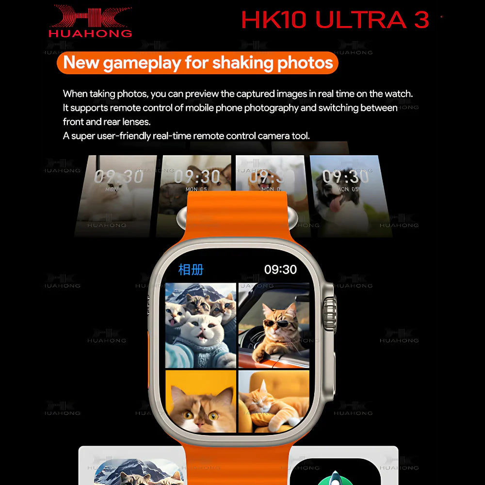 HK10 Ultra 3 Super Amoled AI✨ Smartwatch