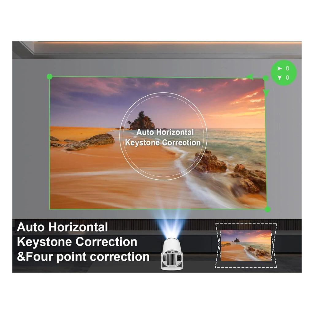 Smart Portable Projector for Home 4K